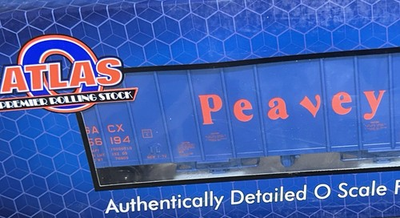 #ad Atlas Premier 3001088 2 4180 PEAVEY Airslide Covered Hopper #56194 O Scale MTH $79.95