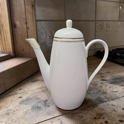 St Regis Fine China Coffee Tea Pot #102, Vintage Replacement Porcelain Server