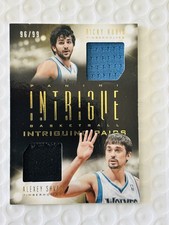 2013-14 Panini - Intriguing Pairs Jerseys Ricky Rubio, Alexey Shved #37 /99 Rare