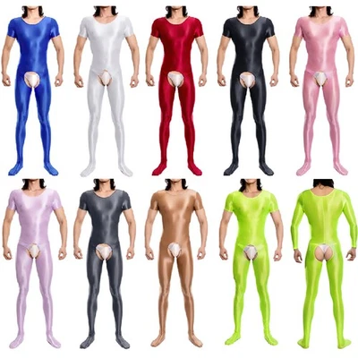 Herren Unterwäsche Mankini Nachtwäsche Erwachsene Body Weichei Overall Schiere - Bild 1 von 3