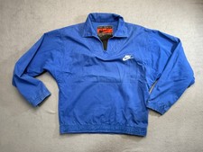 Vintage Nike football soccer jersey shirt Mens size S Blue