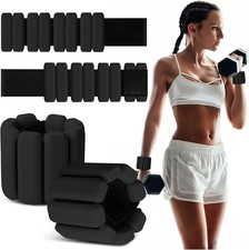 2lb Wrist Weights Set of 2 Adjustable Silicone Ankle Wrist Weights Bangles for