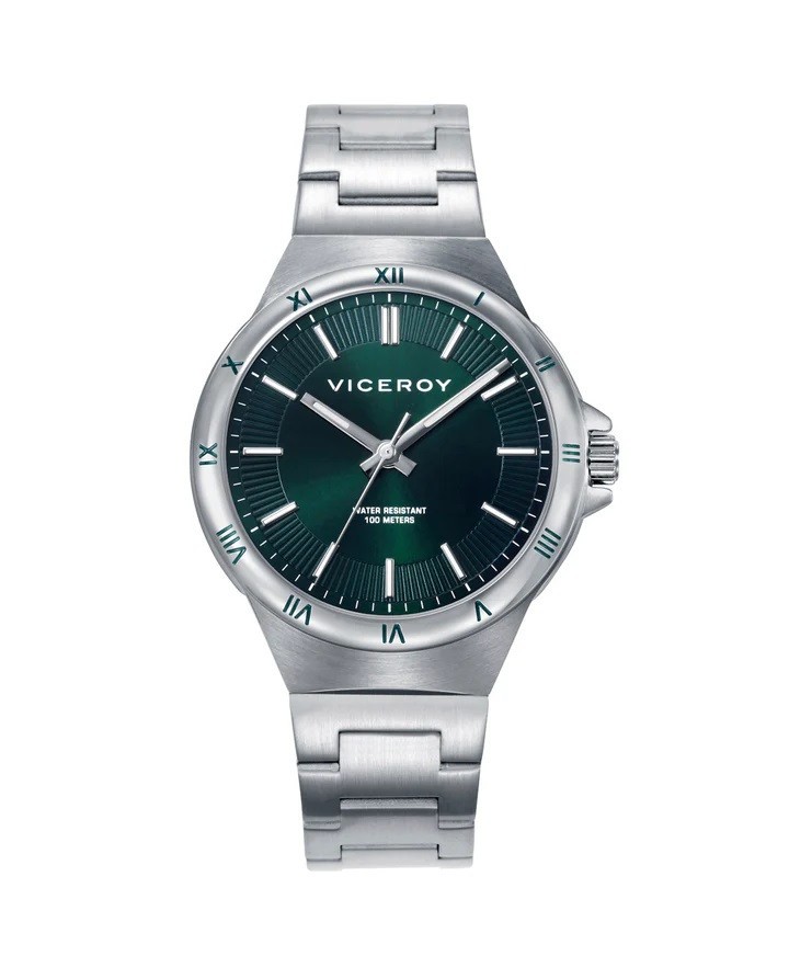Orologio Viceroy Donna Acciaio 10 ATM Quarzo Cassa Verde 401294-67
