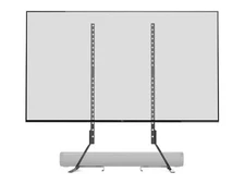 Amazon Basics Universal TV Stand, Black - Height Adjustable up to 77"/80 bs 