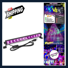 Black Light Bar 40W LED with Plug and Switch for Halloween Party Fluorescent