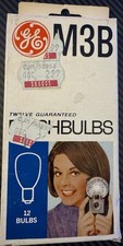 Vintage GE M3B 12 Camera Flash Bulbs