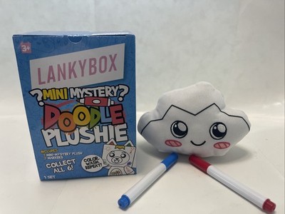 Lankybox Mini Mystery Doodle Plushy Doodle Rocky Collectible Washable Plush 2025