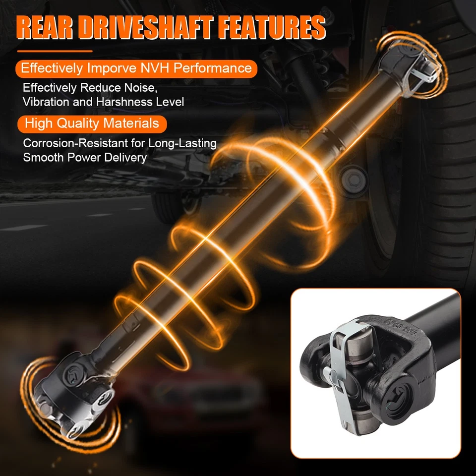 Front Driveshaft Prop Shaft For 1987-2000 Jeep Cherokee 1987-1992 Comanche 2.5L - Image 4 of 4