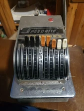 Vintage Speedrite 88 Check Writer Hall-Welter Co. Vintage Bank Equipment Working