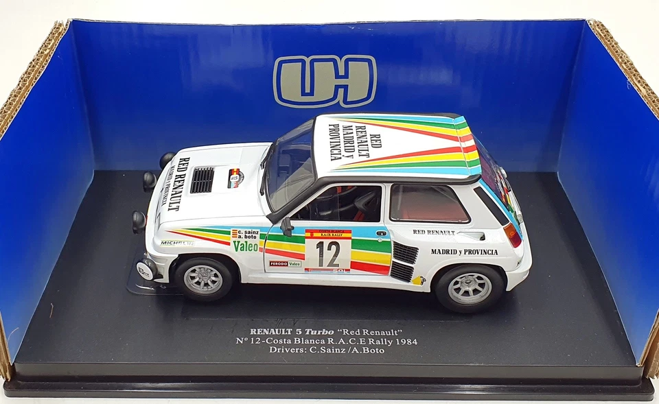 Universal Hobbies 1/18 Scale 4537 - Renault 5 Turbo #12 Costa Blanca 1984 Sainz - Image 4 of 4