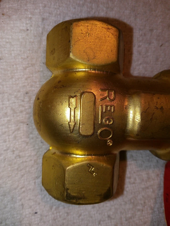Válvula de desligamento de latão resistente REGO - NUL 9500B - NOVA - 3500 psi balão de ar quente - Imagem 3 de 4