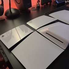 OEM PS5 Slim Faceplate Cover Plate Shell Disc for PlayStation 5 - Matte White