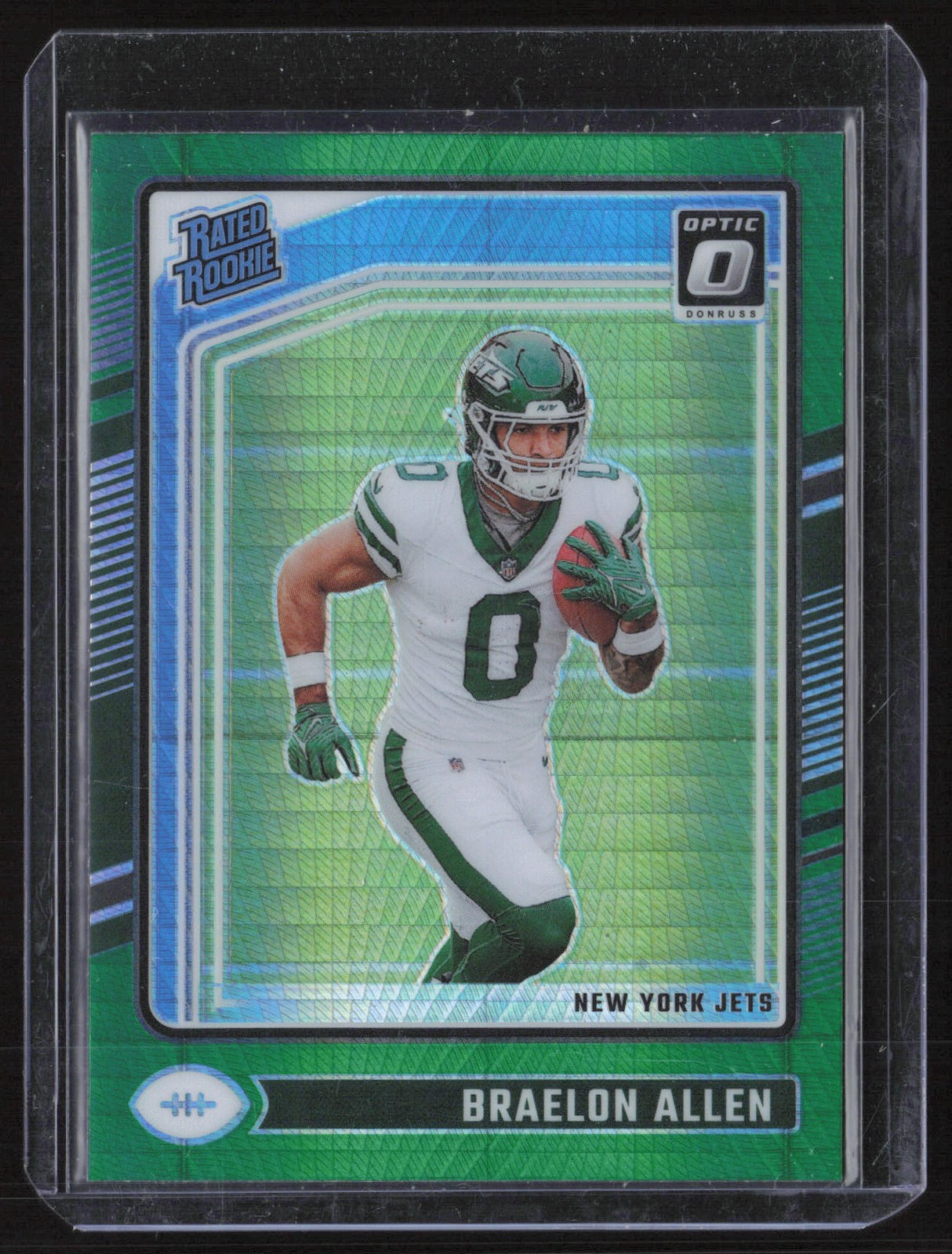 Braelon Allen 2024 Donruss Optic Green Hyper #211