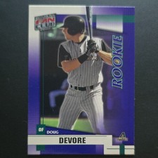 Donruss 2002 Fan Club Doug Devore #230 Rookie Arizona Diamondbacks MLB Card