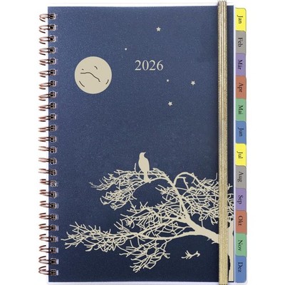 Yhh Kalender 2026 A5   Wochen- und Terminplaner mit Tabs, Passwort & Innentasche