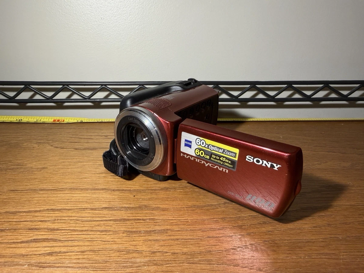 SONY Handycam AVCHD 60倍ズーム Sony Handycam Red 40-60x Optical Zoom Camcorders for sale | eBay