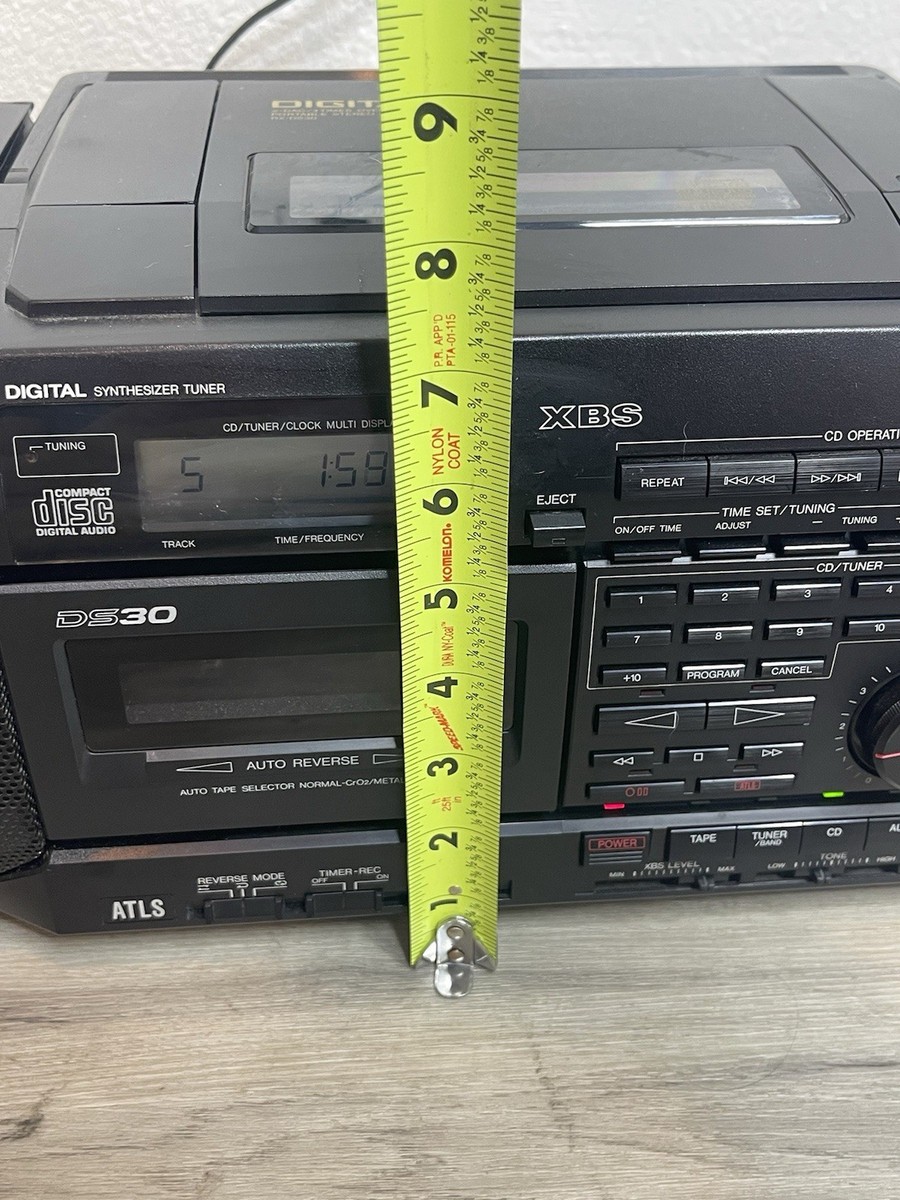Panasonic RX-DS30 Boombox AM/FM Radio CD Cassette XBS Digital