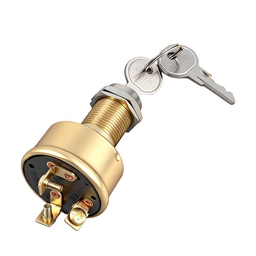 3 Position Ignition Switch Off-On-Start for Marine Boat MP39060-1 50-11621 - Afbeelding 8 van 9