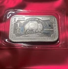 1 oz .999 Fine Silver  Bullion Buffalo Bar