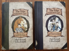 The Edge Chronicles - by Paul Stewart & Chris Riddell - Books 1 & 2, hard bound.