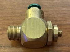 Parker 3251-3838 Flow Control Valve, 3/8" Brass, Right Angle (BRAND NEW)