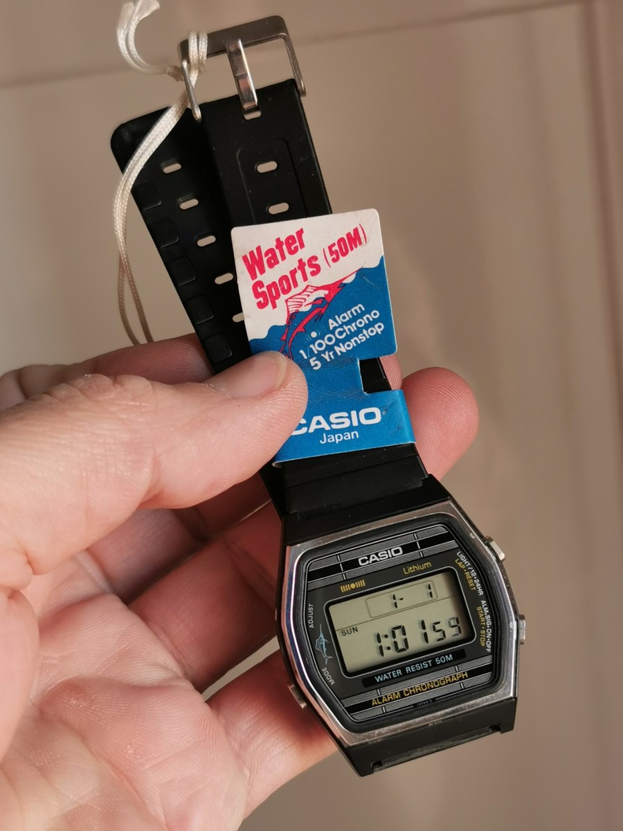Casio Marlin Leftie W-21 N.O.S | eBay