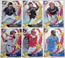 2025 Topps Stars of MLB Insert Paul Skenes Mike Trout Dylan Crews (RC) Harper