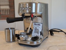 Breville Bambino Plus BES500BSS Stainless Espresso Coffee Machine - Working!