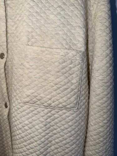 Veste femme MUK LUKS cordon côtelé tricot caban crème neuve avec étiquette Macy's taille TXL - Photo 4/9