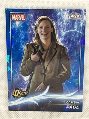 Marvel Phase 5 - 2025 Topps Marvel Studios Chrome Sapphire - Karen Page Debut