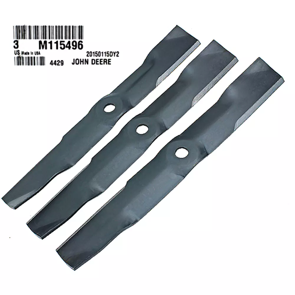 John Deere Original Equipment 3 Mower Blades M115496 eBay