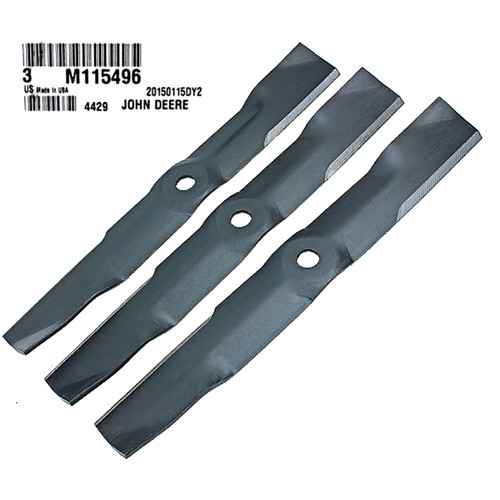 John Deere Original Equipment 3 Mower Blades #M115496