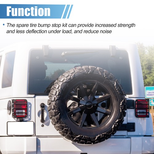 Tailgate Spare Tire Bump Stop for Jeep Wrangler JL 18-23 Tire Carrier Extended - Picture 4 of 7
