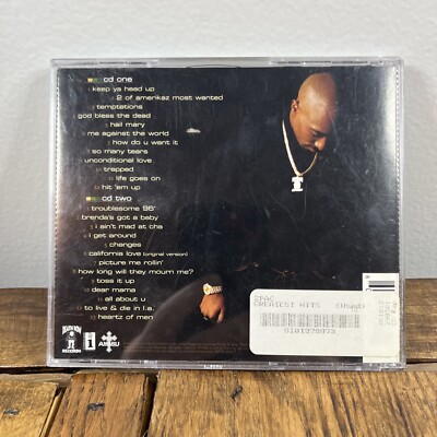2Pac : Greatest Hits CD (1999) Disc 1 Only Rap Hip Hop Death Row