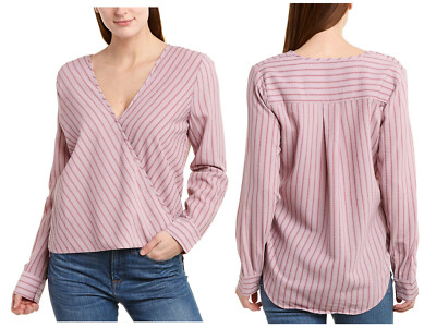 bcbg wrap blouse
