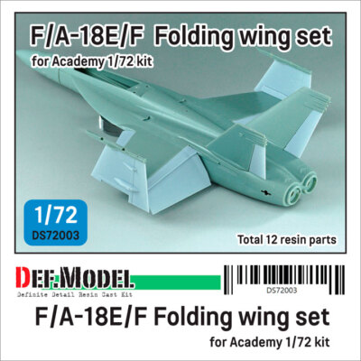 DEF Model 1/72 F/A-18E/F Super Hornet Folding Wing set for Academy kits