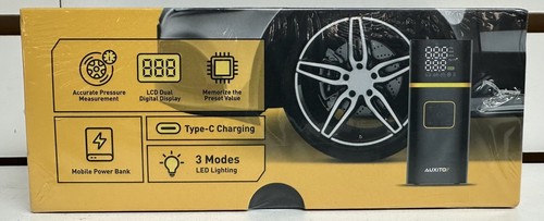AUXITO Electric Air Pump Compressor Car Tires Inflation w/Digital Pressure Gauge - Picture 4 of 4