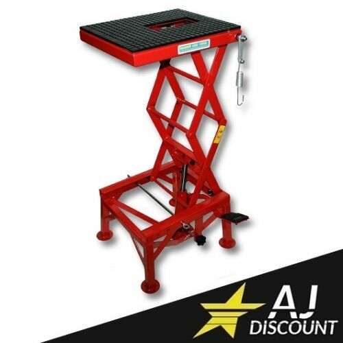 1100LB Scissor Lift Jack ATV Motorcycle Dirt Bike Scooter Crank Stand