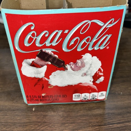 4 Carton 125 Years Coca Cola  1899 Hutch Bottle Replica  2011 Santa Christmas - Picture 1 of 15