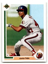 1991 Upper Deck #711 Junior Felix    California Angels Baseball Cards E ID:58193