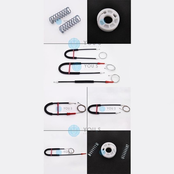 You.S Fensterheber Reparatur SET Vorne Links + Rechts FüR Seat Toledo III (5P2)-image