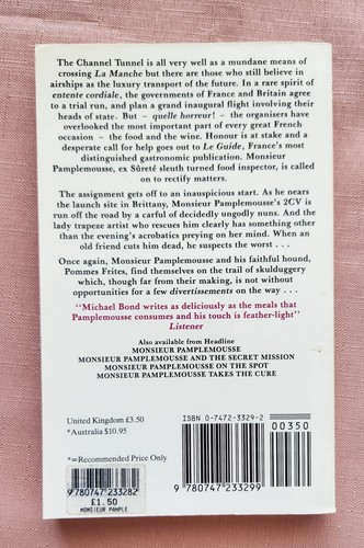 Monsieur Pamplemousse Aloft by Michael Bond, 1989, Paperback - Picture 8 of 12