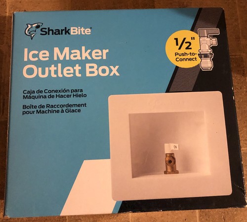 1 2 In Ice Maker Outlet Box Pipe Connection Kit Easy Diy Install Water Supply Ebay