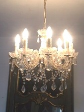 Lüster Leuchter Beleuchtung Kronleuchter Lampe Kristallleuchter Glas Deckenlampe