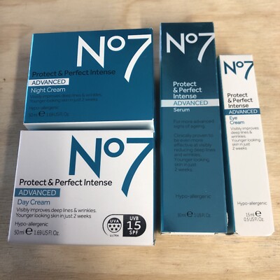 NO7 Protect & Perfect Intense Advanced LSF15 TAG- UND NACHTCREME, SERUM UND AUGEN