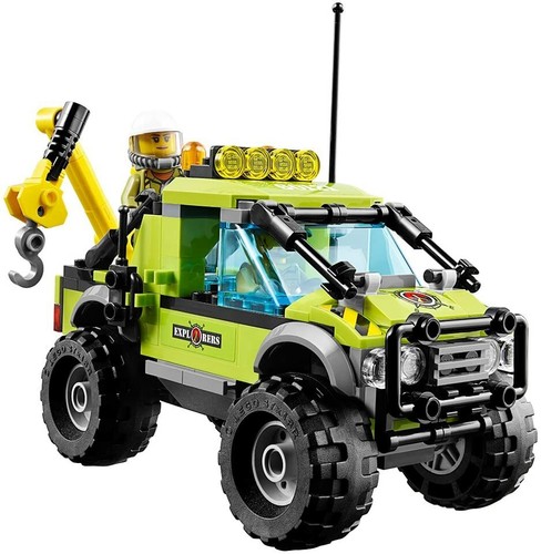 Lego City Town 60121 VOLCANO EXPLORATION TRUCK Detector Driller SUV Lava NEW - Picture 7 of 9