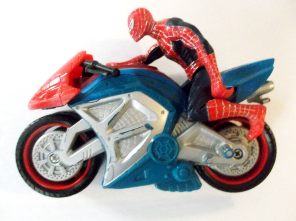 Action Figure SPIDER-MAN & MOTORCYCLE 2007 MARVEL COMICS | eBay