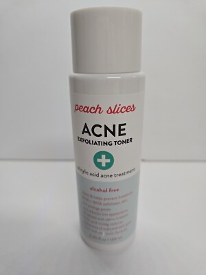 Peach Slices Acne Exfoliating Toner 2% Salicylic Acid  4.05oz 
