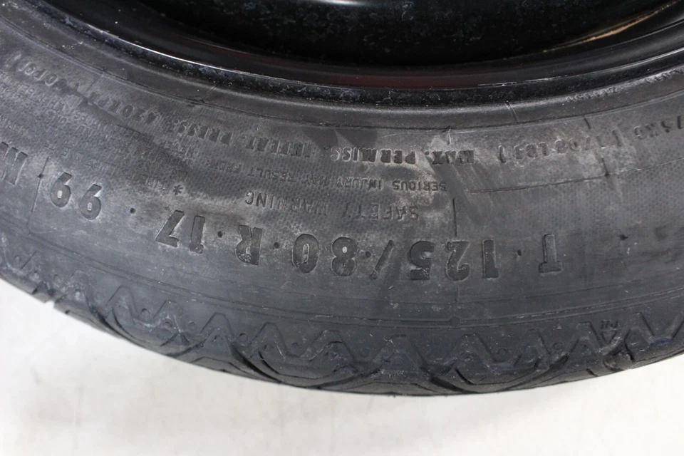 Volvo S80 T125/80R17 2012 17" neumático de repuesto #087389 Foto 3 de 4