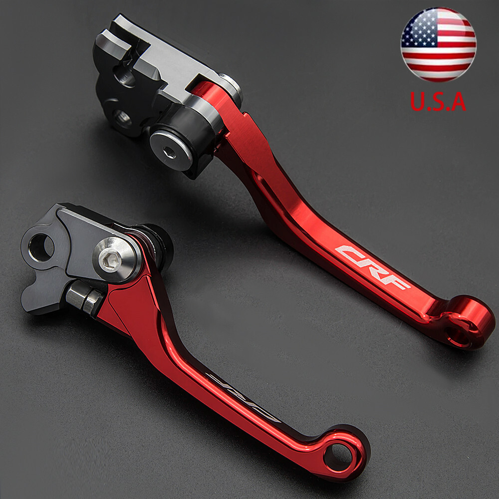 For Honda CRF250L/M 2012-2021 Red Brake Clutch Levers Logo